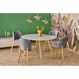 Обідній стіл розкладний Halmar RUBEN 102-142x102 см кашем