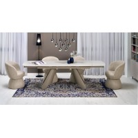 Обідній стіл розкладний Halmar SALIX 180-260x90 см травер