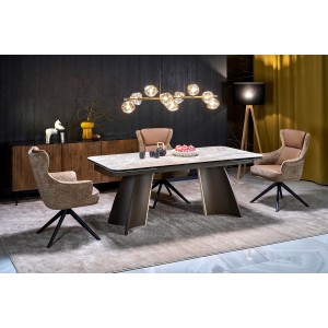 Обідній стіл розкладний Halmar VESNA 180 - 260x90 см беже