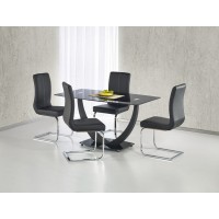 Стіл кухонний Halmar Anton 140x80 см чорний (V-CH-ANTON-S