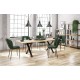 Стіл кухонний Halmar Apex 160x90 см масив дерева дуб натуральний, чорний (V-PL-APEX_160-ST-DREWNO_LITE)