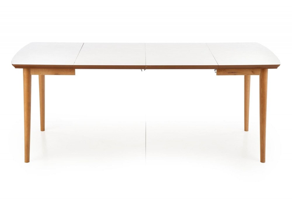 Стіл кухонний Halmar Barret 90-190x80 см білий, дуб лефкас (V-PL-BARRET-ST)