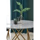 Стіл кухонний Halmar Bonello 120x120 см сірий, золотистий (V-CH-BONELLO-ST)