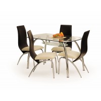 Стіл обідній Halmar Corwin bis 125x75 см хром (V-CH-CORWI