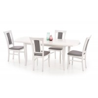 Стіл обідній Halmar Fryderyk 160-240x90 см білий (V-PL-FR