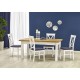 Стіл для кухні Halmar Leonardo 160-250x90 см дуб медовий, білий (V-PL-LEONARDO-ST)