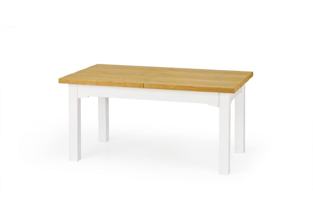 Стіл для кухні Halmar Leonardo 160-250x90 см дуб медовий, білий (V-PL-LEONARDO-ST)