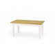 Стіл для кухні Halmar Leonardo 160-250x90 см дуб медовий, білий (V-PL-LEONARDO-ST)