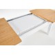 Стіл для кухні Halmar Leonardo 160-250x90 см дуб медовий, білий (V-PL-LEONARDO-ST)