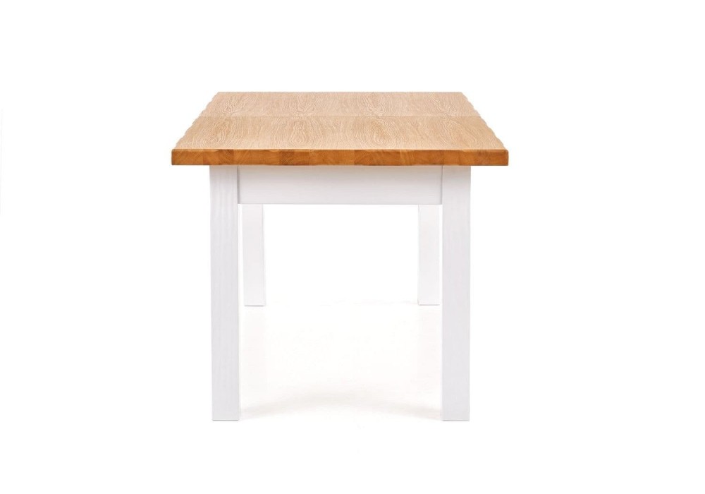 Стіл для кухні Halmar Leonardo 160-250x90 см дуб медовий, білий (V-PL-LEONARDO-ST)