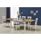 Стіл для кухні Halmar Leonardo 160-250x90 см дуб медовий, білий (V-PL-LEONARDO-ST)