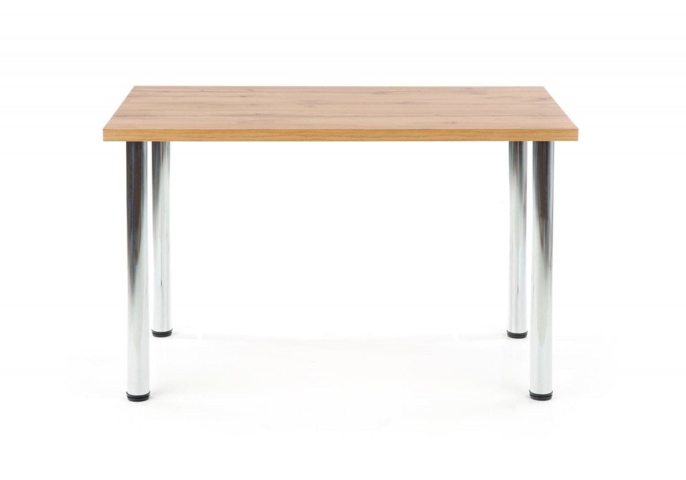 Кухонний стіл Halmar Modex 120x68 см дуб вотан, хром (V-PL-MODEX_120-WOTAN)