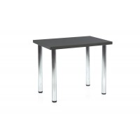 Кухонний стіл Halmar Modex 90x60 см хром, антрацит (V-PL-