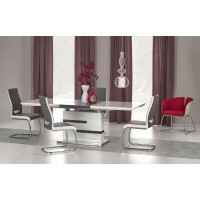 Кухонний стіл Halmar Monaco 160-220x90 см сірий, білий (V