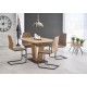 Кухонний стіл розкладний Halmar Blacky 160-220x90 см дуб золотий (V-CH-BLACKY-ST)