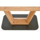 Кухонний стіл розкладний Halmar Blacky 160-220x90 см дуб золотий (V-CH-BLACKY-ST)