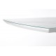 Кухонний стіл розкладний Halmar Blanco 160-200x90 см білий, мармур (V-CH-BLANCO-ST)