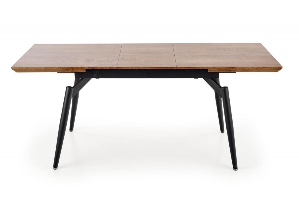 Кухонний стіл розкладний Halmar Cambell 140-180x80 см чорний, дуб натуральний (V-CH-CAMBELL-ST)