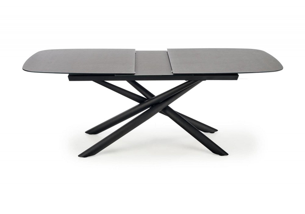 Кухонний стіл розкладний Halmar Capello 180-240x95 см чорний, сірий (V-CH-CAPELLO-ST)