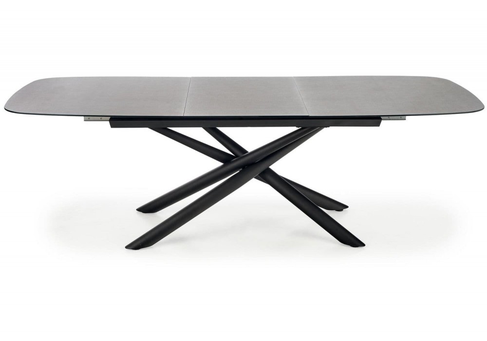 Кухонний стіл розкладний Halmar Capello 180-240x95 см чорний, сірий (V-CH-CAPELLO-ST)