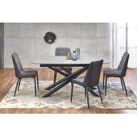Кухонный стол раскладной Halmar Capello 180-240x95 см чер