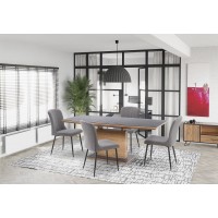 Кухонний стіл розкладний Halmar Concord 140-180x80 см дуб