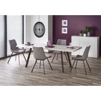Кухонний стіл розкладний Halmar Dallas 160-220x90 см чорн