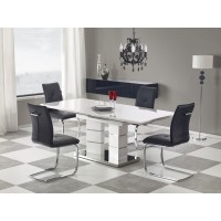 Обідній стіл розкладний Halmar Lord 160-200x90 см білий (