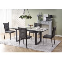 Обідній стіл розкладний Halmar Marley 160-200x90 см білий