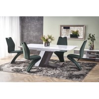 Обідній стіл розкладний Halmar Mortis 160-200x90 см білий