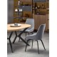 Обідній стіл розкладний Halmar Peroni 100-250x100 см чорний, дуб золотий (V-PL-PERONI-ST)