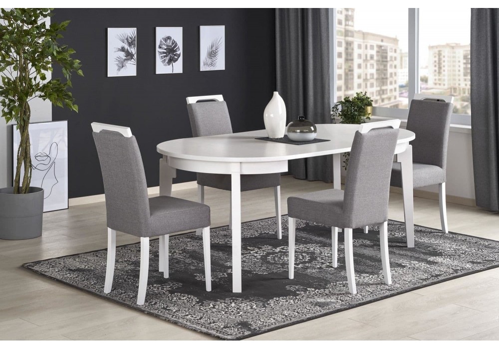 Обідній стіл розкладний Halmar Sorbus 100-200x100 см білий (V-PL-SORBUS-ST-BIAŁY)