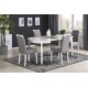 Обідній стіл розкладний Halmar Sorbus 100-200x100 см білий (V-PL-SORBUS-ST-BIAŁY)