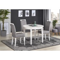 Обідній стіл розкладний Halmar Sorbus 100-200x100 см біли