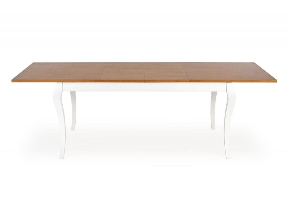 Обідній стіл розкладний Halmar Windsor 160-240x90 см дуб, білий (V-PL-WINDSOR-ST-C.DĄB/BIAŁY)
