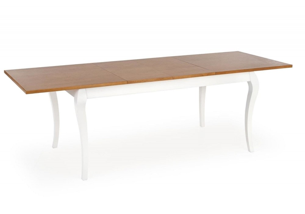 Обідній стіл розкладний Halmar Windsor 160-240x90 см дуб, білий (V-PL-WINDSOR-ST-C.DĄB/BIAŁY)