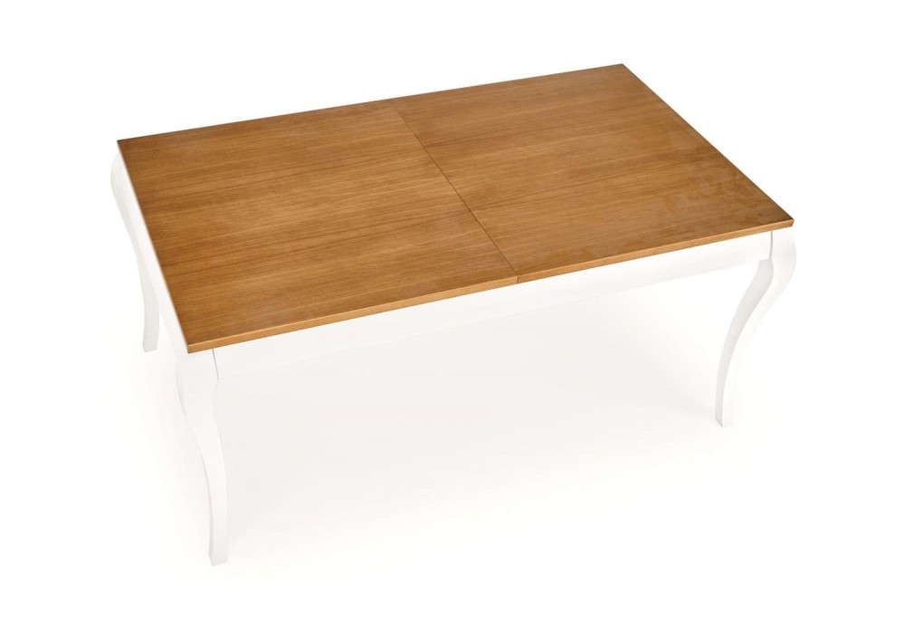 Обідній стіл розкладний Halmar Windsor 160-240x90 см дуб, білий (V-PL-WINDSOR-ST-C.DĄB/BIAŁY)