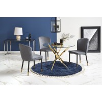 Кухонний стіл Halmar Raymond 100x100 см золотий (V-CH-RAY