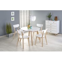 Стіл для кухні Halmar Ruben 102-142x102 см дуб медовий, б