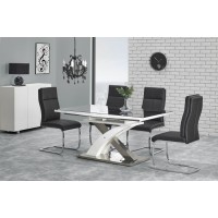 Кухонний стіл Halmar Sandor 2 160-220x90 см чорний (V-CH-
