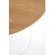 Кухонний стіл Halmar Sting 80x80 см дуб натуральний, білий (V-CH-STING-ST)