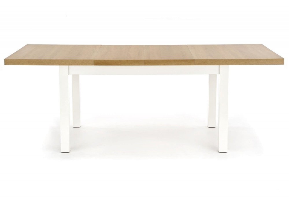Кухонний стіл Halmar Tiago 2 140-220x80 см білий, дуб рів'єра (V-PL-TIAGO_2-ST-RIVIERA/BIAŁY)