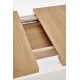 Кухонний стіл Halmar Tiago 2 140-220x80 см білий, дуб рів'єра (V-PL-TIAGO_2-ST-RIVIERA/BIAŁY)