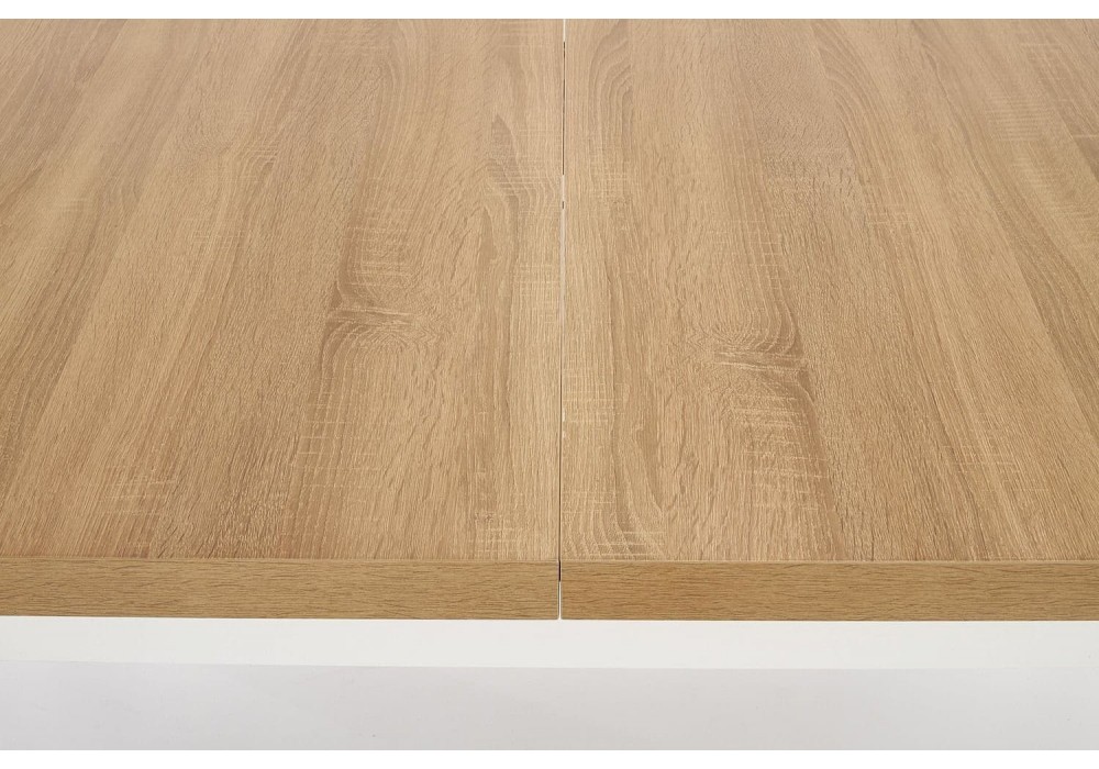 Кухонний стіл Halmar Tiago 2 140-220x80 см білий, дуб рів'єра (V-PL-TIAGO_2-ST-RIVIERA/BIAŁY)