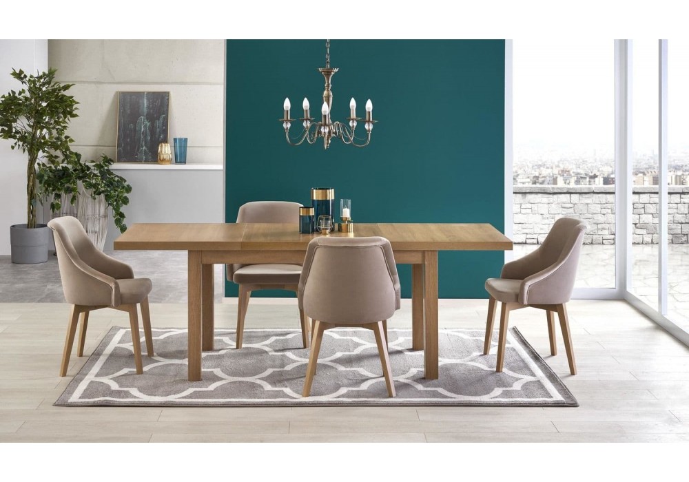Кухонний стіл Halmar Tiago 2 140-220x80 см дуб рів'єра (V-PL-TIAGO_2-ST-RIVIERA/RIVIERA)