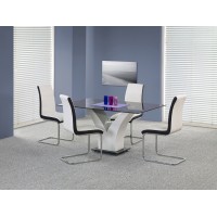Кухонний стіл Halmar Vesper 160x90 см чорний, білий (V-CH
