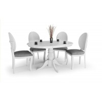 Кухонний стіл Halmar William 90-124x90 см білий (V-CH-WIL