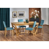 Кухонний стіл Halmar Wenanta 160-240x100 см медовий дуб (