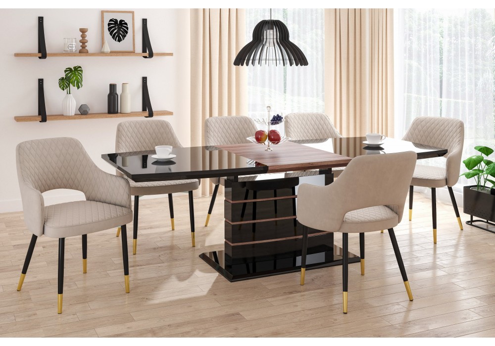 Стілець кухонний Furnitex K3-FX бежевий / золотий (K3-FX 4567)