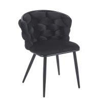 Стілець кухонний Furnitex K47-FX (B) чорний / чорний (K47